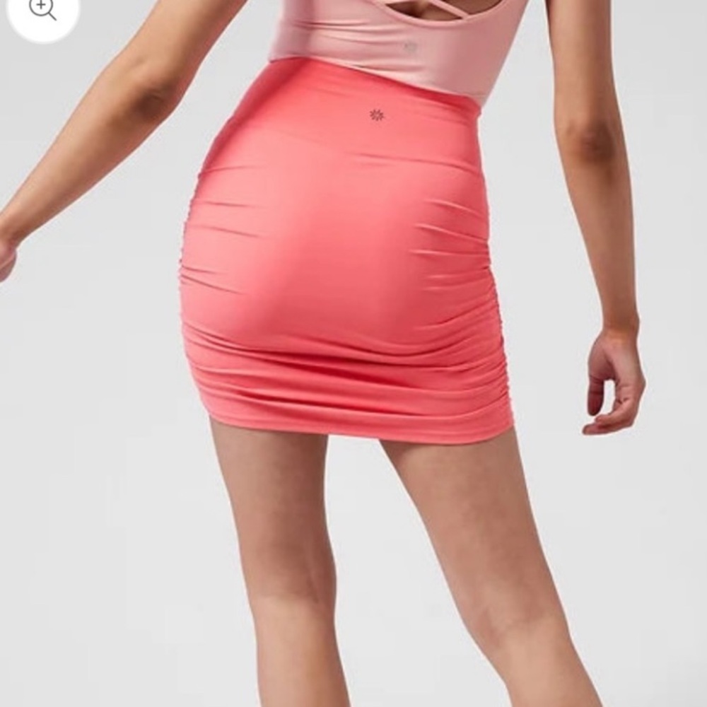 Athleta‎ Transcend Mini Fitted Skort Pink XXS